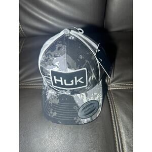 Huk Men’s Trucker Hat Camo Snapback Cap – Fishing Outdoor NWT